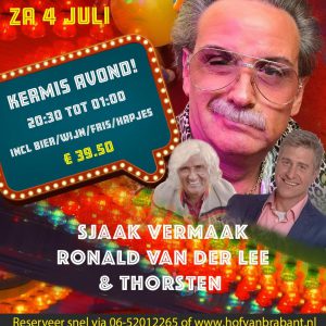 Tickets Kermis avond | Zaterdag 4 juli - 20:30 tot 01:00 uur