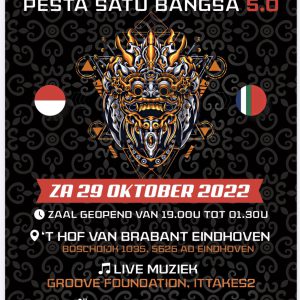 Pesta Satu Bangsa 5.0 - 29 oktober 2022 - 19:00 uur tot 01:30 uur
