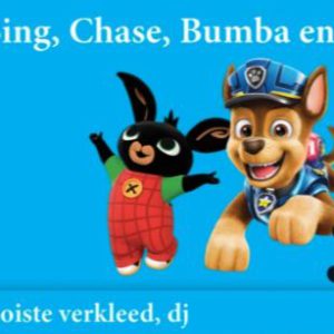 Kids Carnaval '23 - Za 18 Februari 14:00 - 18:00 uur - Bing, Chase, Bumba & minions (ouders gratis)