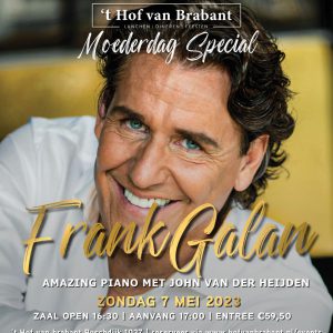 Singing Diner Frank Galan - Zondag 7 Mei | Moederdagspecial - Aanvang 17:00 uur