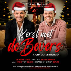 Kerst met de Bevers - 2e kerstdag '23 - 17:00 uur tot 22:00 uur incl. 3 gangen diner