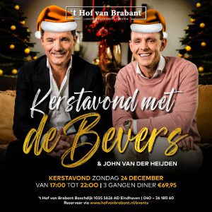 Kerstavond met de Bevers - Kerstavond 24 dec. '23 - 17:00 uur tot 22:00 uur incl. 3 gangen diner