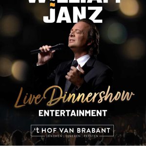 William Janz - Live dinnershow - 31 maart '24 - incl. 4 gangendiner | Aanvang 18:00 uur