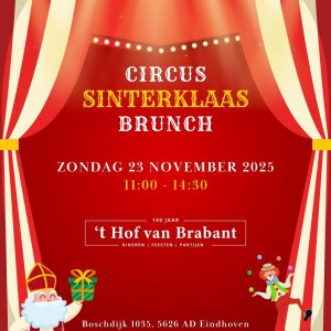 (KINDERTICKET) Circus Sinterklaas Brunch - 23 nov 2025 - 11:00 tot 14:30 uur