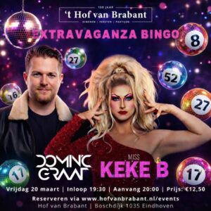 Bingo Extravaganza - Vr 20 maart '26 | Inloop 19:30 - aanvang 20:00 uur in